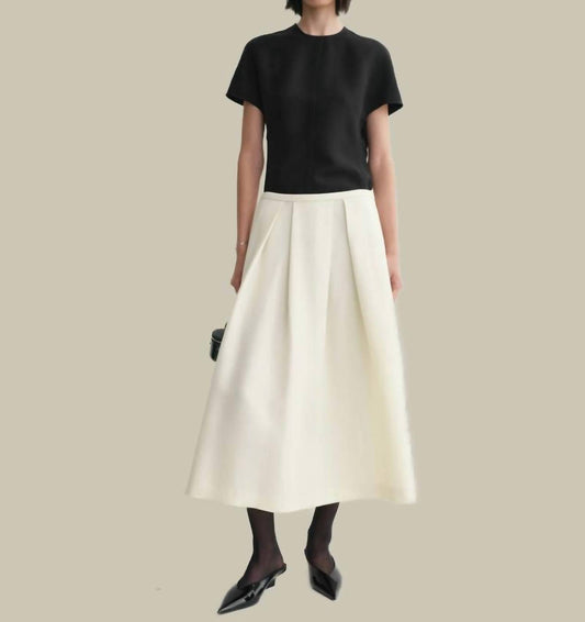 Toteme - Wool Silk Twinflower Skirt