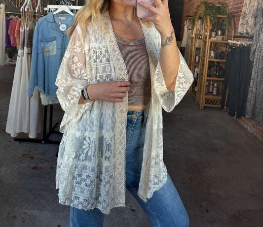 Pol - Lace Cardigan