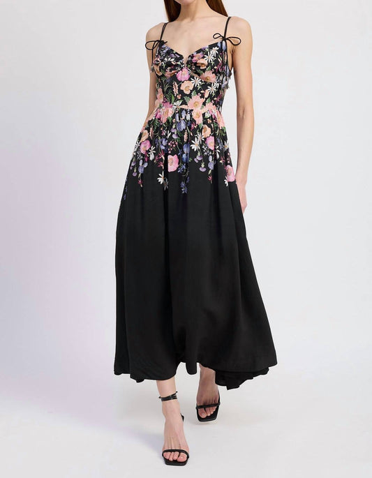 En Saison - Nannette Tie Maxi Dress