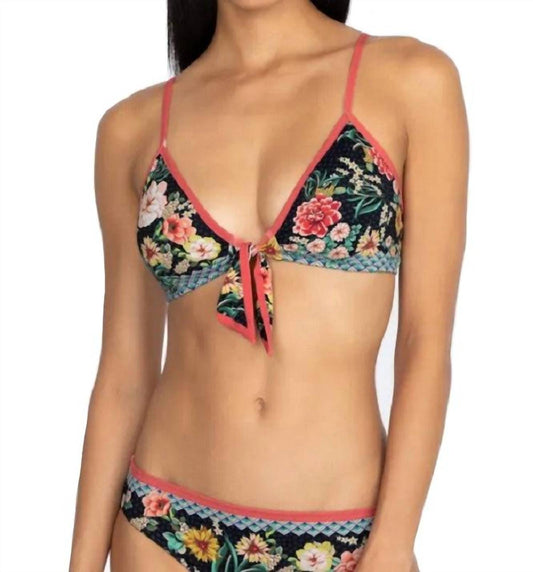 Johnny Was - Mia Front Tie Bikini Top