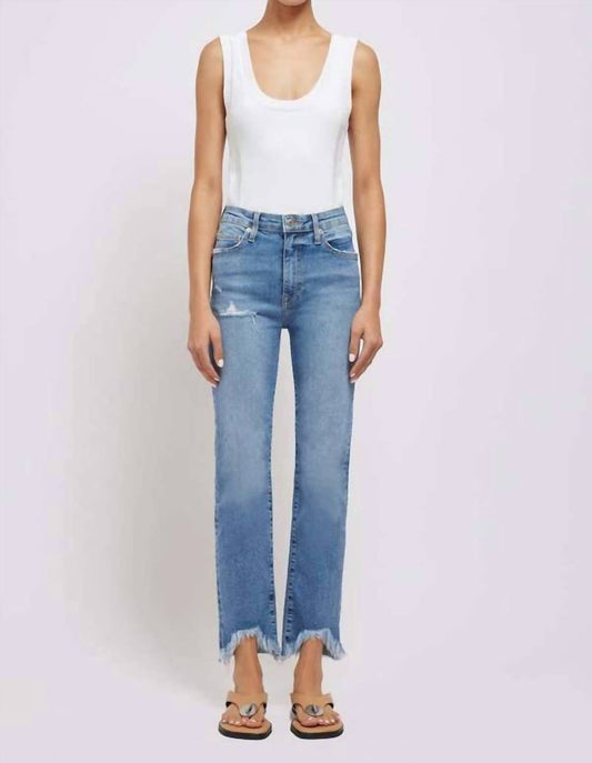 Simkhai - River High Rise Straight Crop Jeans