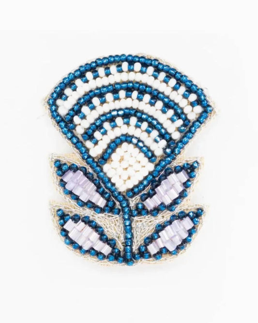 Beth Ladd Collections - Women's Block Print Flower Earrings