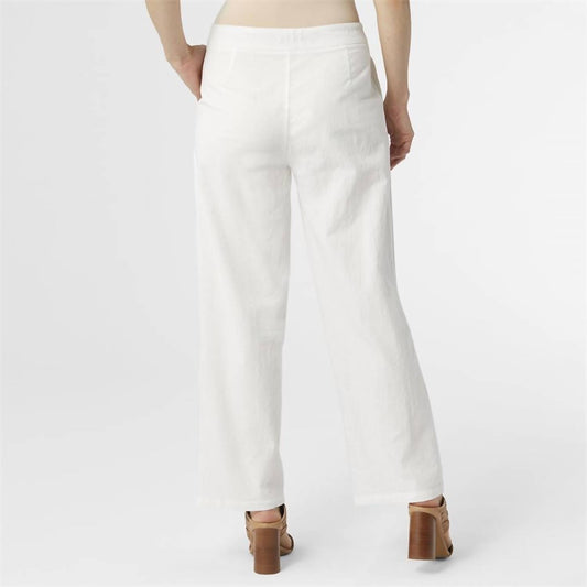Coco + Carmen - Elation Fully Lined White Gauze Pants