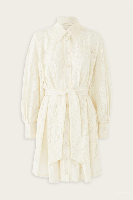 Zimmermann - Dawning Tuck Mini Dress