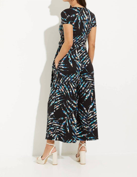 Joseph Ribkoff - Printed Wrap Jumpsuit