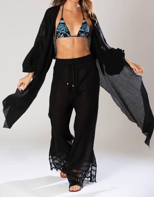 Miguelina - Isa Cotton Gauze Tie Shawl