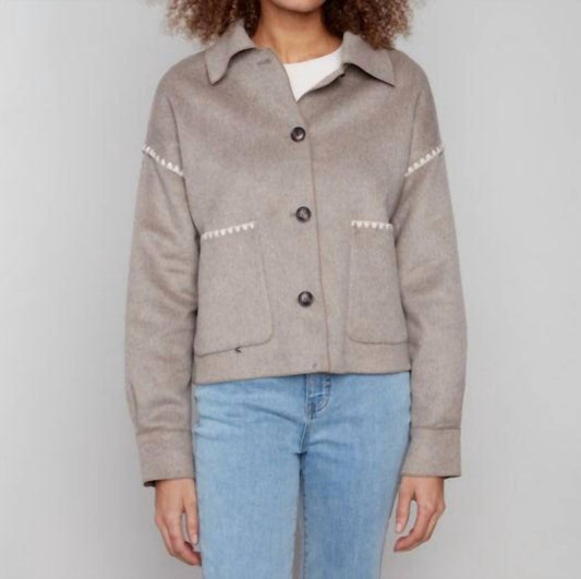 Charlie B - Short Double-faced Wool Jacket