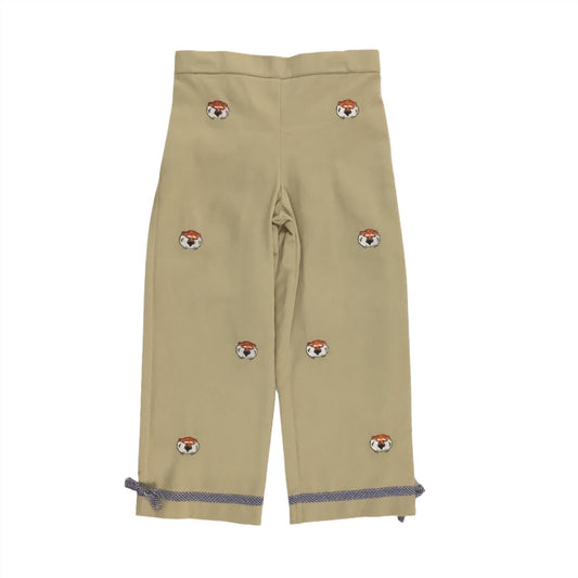 Vive La Fete - Girl's Auburn University Collegiate Hand Embroidered Pants