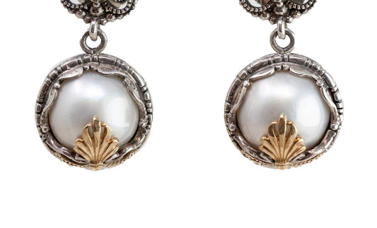 Konstantino - Women's Mabe Pearl Earring