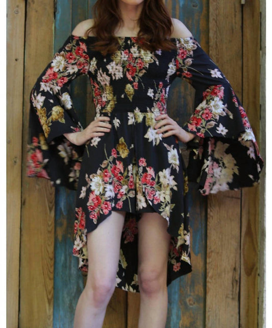Angie - Floral Walk Through Romper