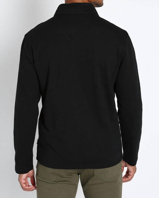 Jachs New York - Cotton Modal Blend Quarter Zip Sweater