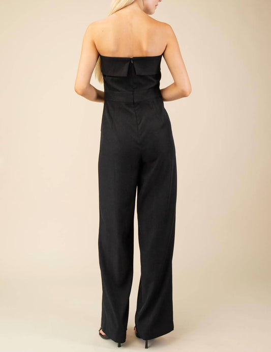 Glam - Zippered Wide Leg Jumpsuit