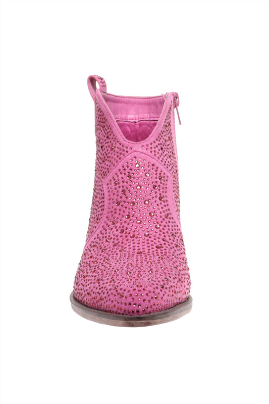 Olem - Women's Made For Fame Rhinestone Booties