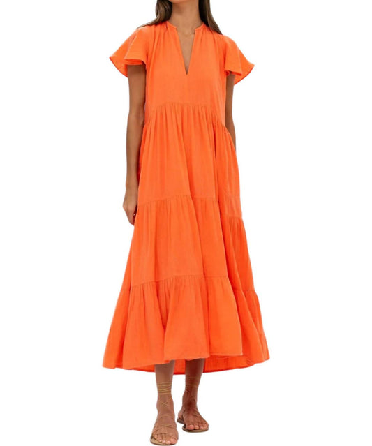 Oliphant - V-Neck Maxi Dress