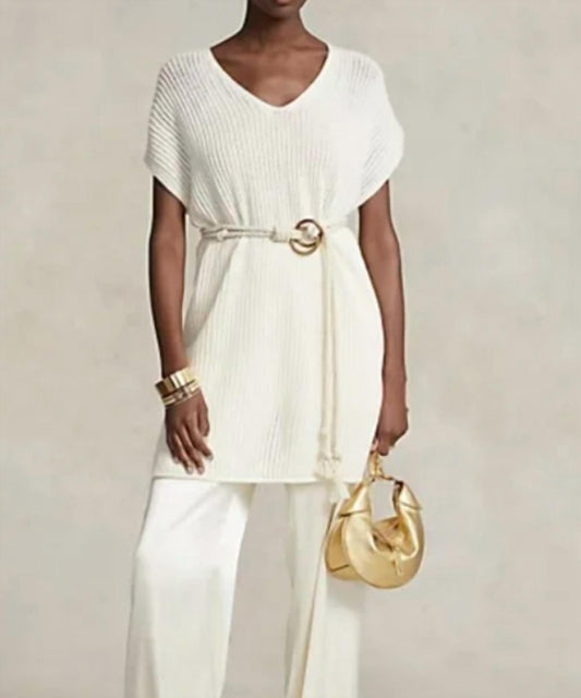 Ralph Lauren - Open-Stitch Merino Wool Tunic