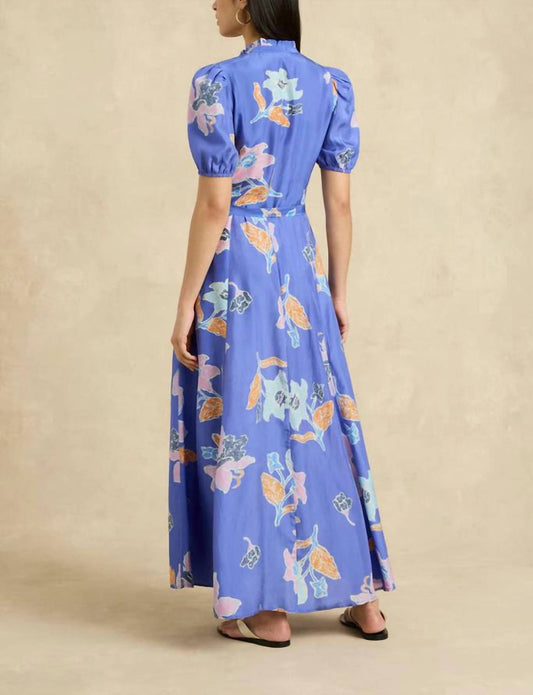 Hannah Artwear - Oceanus Printed Silk Maxi Dress