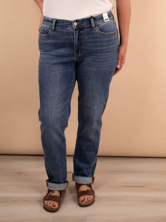 Judy Blue - Classic Mid-rise Boyfriend Jeans