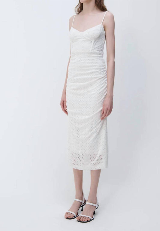 Moira Broderie Anglaise Jersey Bustier Dress