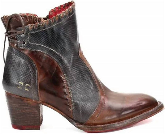 Bedstu - bia - ankle - boots - booties - brown