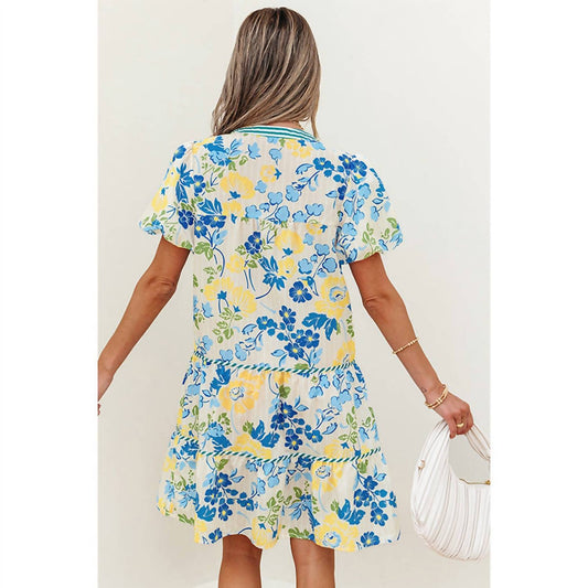 Little Daisy Closet - Summer Floral Striped Dress