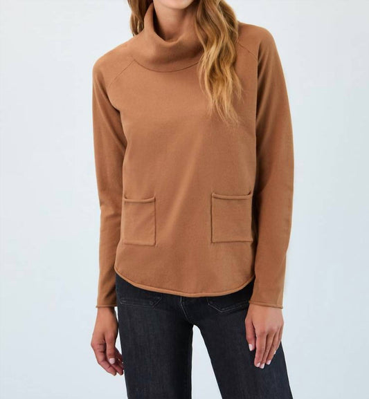 Fdj - Cowl Neck Sweater With Pockets