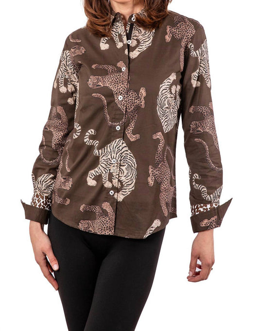 Dizzy-Lizzie - Rome Button Front Shirt
