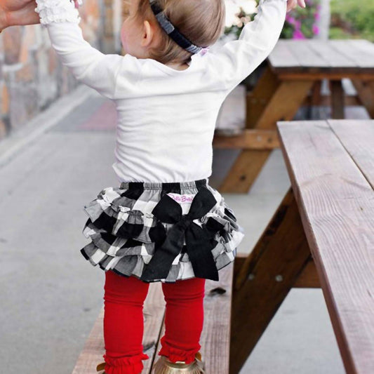 Rufflebutts - BABY GIRLS PLAID DIAPER COVER