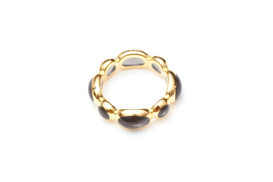 Avenue Chic - Women's Ovali Eternity Stacking Ring