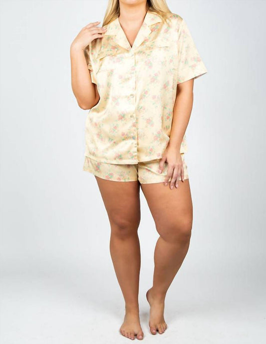 Kilo Brava - Satin Short Pajama Set