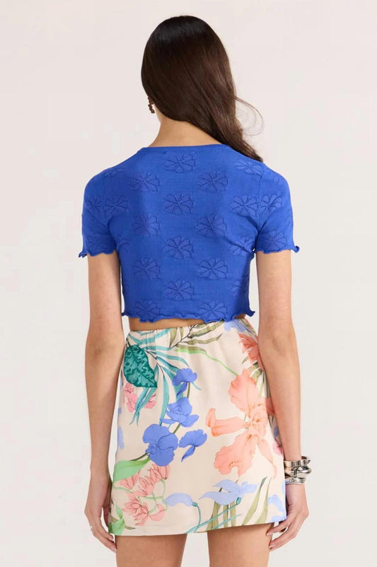 Minkpink - Bowie Pointelle Knit Tee