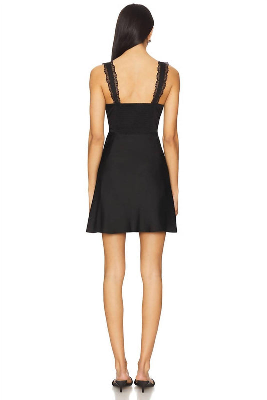 Astr - Alva Lace Trim Mini Dress