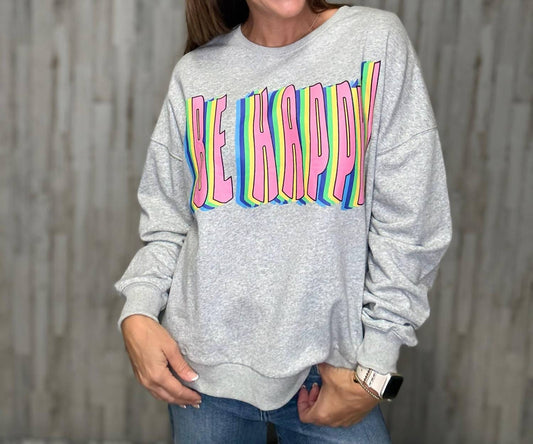 Easel - Be Happy Sweatshirt