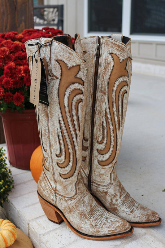 Liberty Boot Co. - Women's Carnaza Cobre Mantequilla Cowgirl Boot - Medium