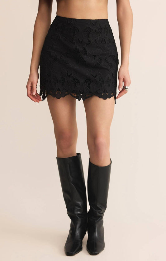 Z Supply - Siren Lace Siren Embroidered Mini Skirt