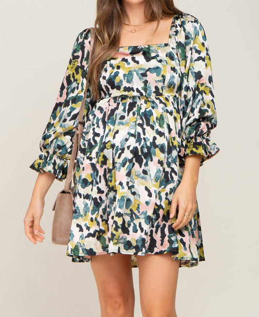 Entro - PRINT MINI DRESS