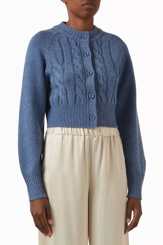 Toccin - Rita Cable Knit Cashmere Cardigan
