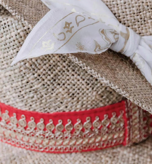 Faire - Women's Cesar Rosa Straw Hat