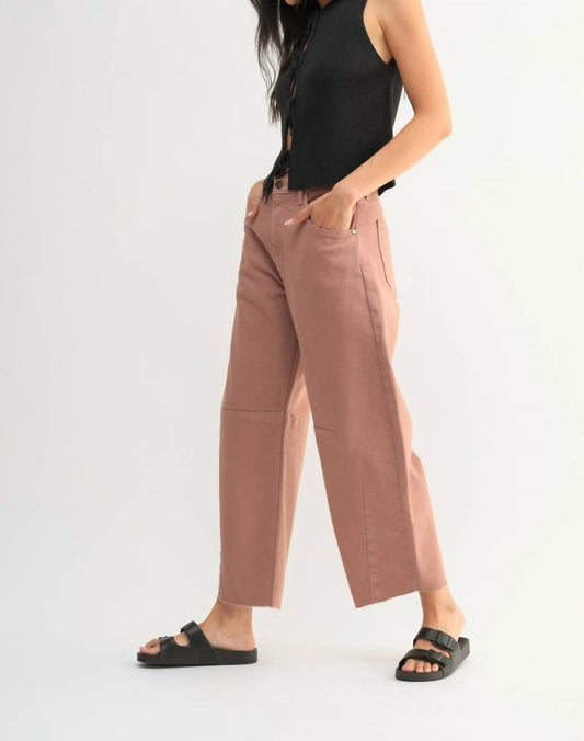 Just Black Denim - Barrel Jeans with Seams