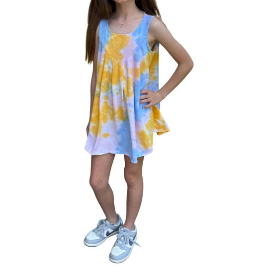 Erge - Girls Pleated Tank Dress