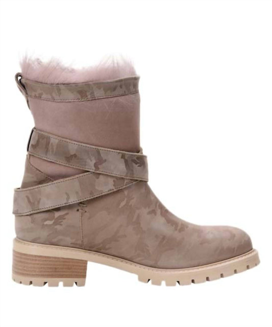EMILINA WEATHERPROOF SHEARLING MOTO BOOT