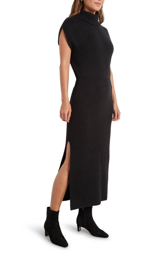 Splendid - Madeline Rib Turtleneck Maxi Dress