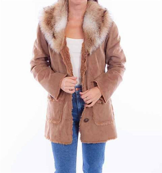 Scully - Faux Fur Collar Jacket