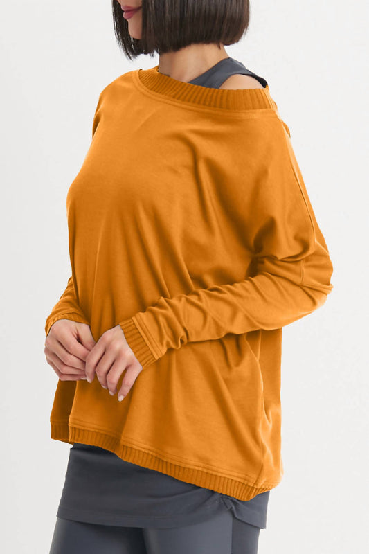 Planet By Lauren G. - Pima Cotton Off Shoulder Tee