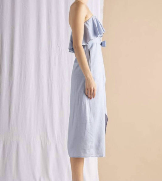 Lena - Ruffled Asymmetrical Dress