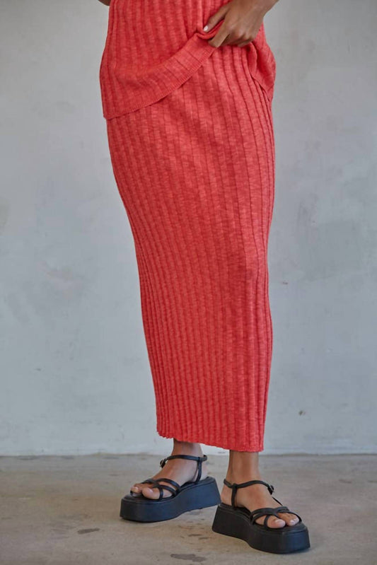 By Together - Isla Knit Midi Skirt
