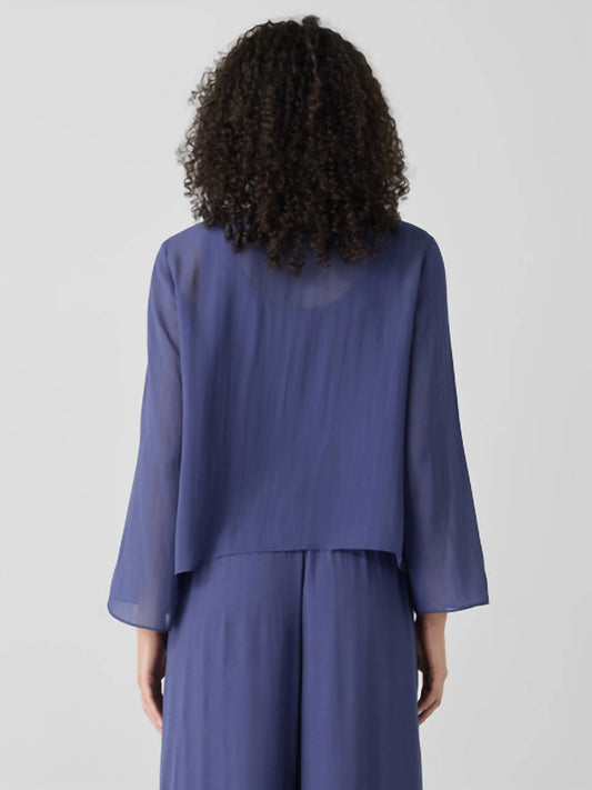 Eileen Fisher - Sheer Georgette Tie Jacket