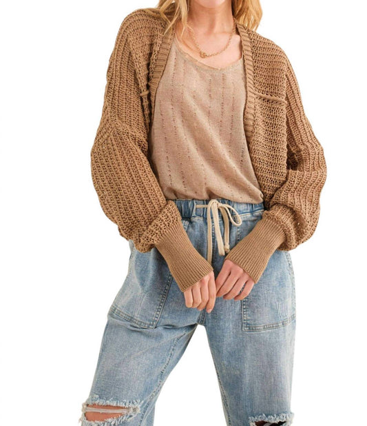 And The Why - How You Feel Bolero Cardigan