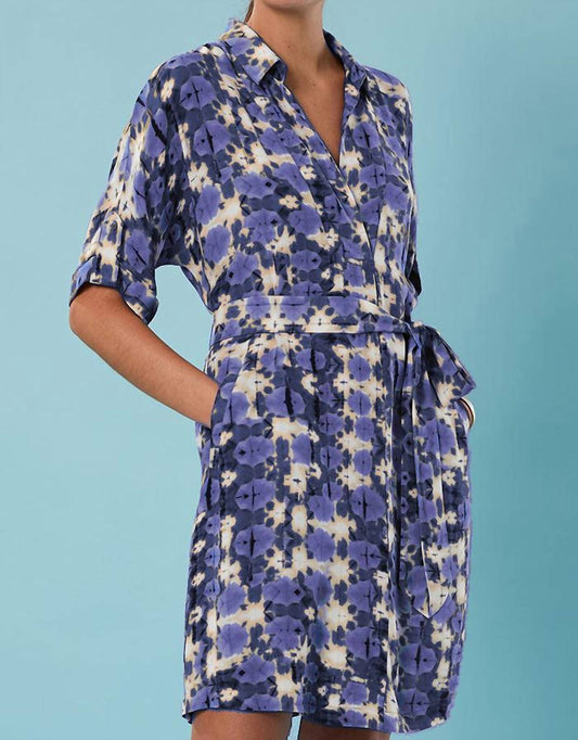 Nic + Zoe - Shibori Stone Belted Devon Dress