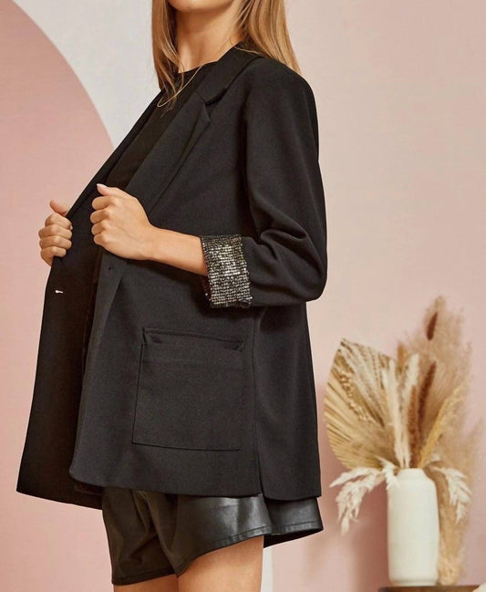 Andree By Unit - Woven Blazer With Trim