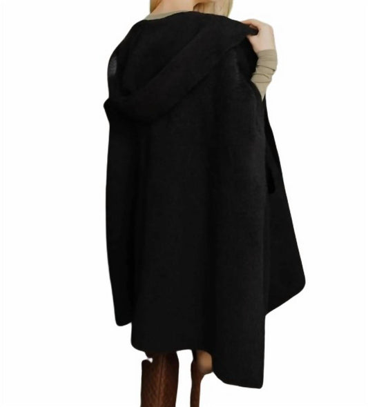 Leto - Ruana Hooded Cardigan